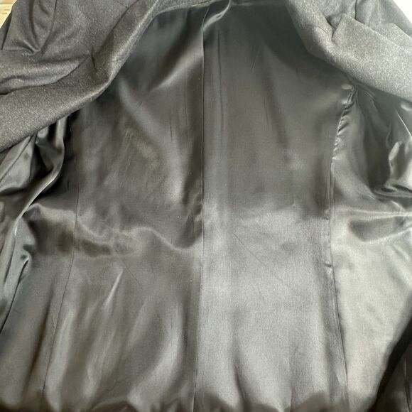 Brooks Brothers Womens Size 6 100% Wool Single Breasted Blazer Jacket Black/Gray - Picture 7 of 12